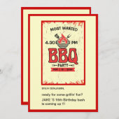 tiener bruh bbq grillin leuke verjaardag kaart (Voorkant / Achterkant)