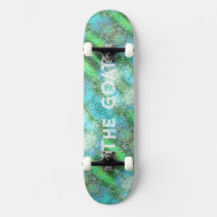 Tiener cadeau voor hem de GEIT groen Skateboard