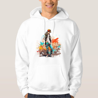 Tiener Jongen Graffiti Hoodie