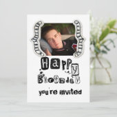 tiener kaart (Staand voorkant)