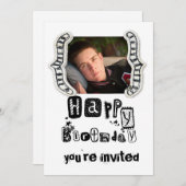 tiener kaart (Voorkant / Achterkant)