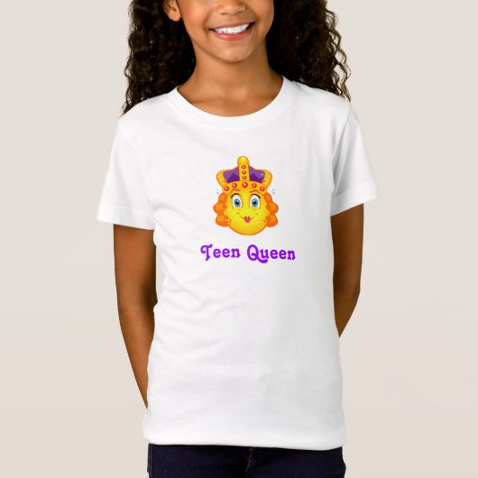 Tiener Koningin" T-shirt (Voorkant)