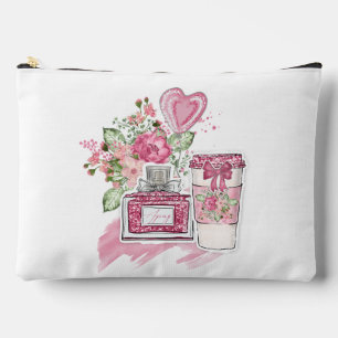 Tiener Meisje Cosmetica in Roze en Wit Etui
