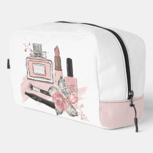 Tiener Meisje Cosmetica in Roze en Wit Toilettasje