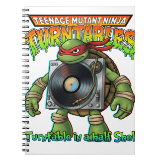 tiener mutant ninja draaitafel notitieboek
