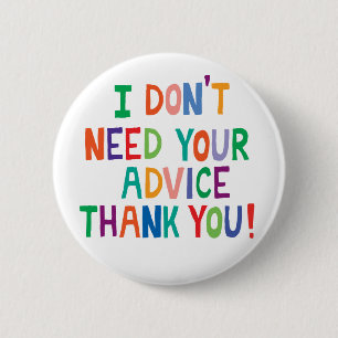 Tiener opgroeien individueel onafhankelijk ronde button 5,7 cm