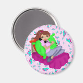 tiener-praat magneet (Voorkant / Achterkant)