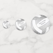 tiener zilvervolleybalwedstrijd confetti (Voorkanten)