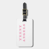 tienerengelen bagagelabel (Voorkant verticaal)