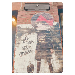 Tienergeschenk: New York Street Graffiti Meisje Klembord