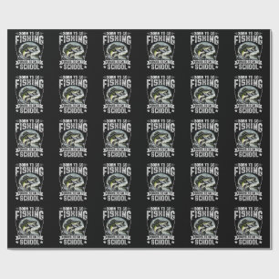 Tienerjongens die vissen worden gedwongen naar sch cadeaupapier