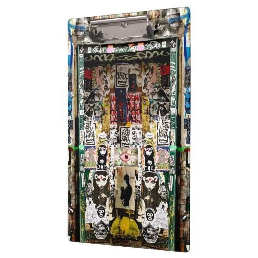 Tieners Kind Graffiti Stad Multomap Notitieboek Sc Klembord (Links)