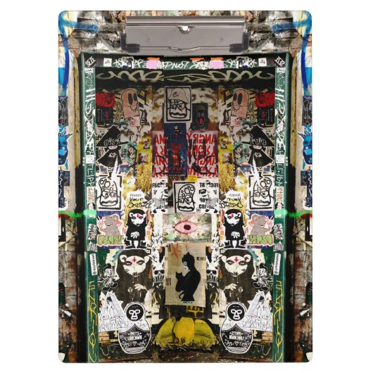 Tieners Kind Graffiti Stad Multomap Notitieboek Sc Klembord (Voorkant)