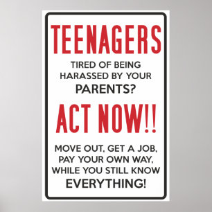 Tieners, verdacht van het worden van geharasseerd? poster