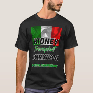 Tienjarig jubileum van niertransplantatie 10 jaar t-shirt