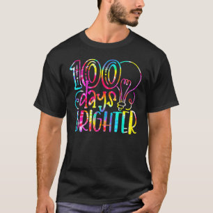 Tienkleurige kleurstof 100 dagen Brichtere student T-shirt