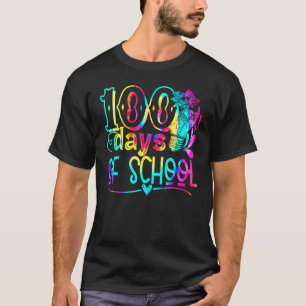 Tienkleurige kleurstof 100 dagen Brichtere student T-shirt