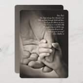 Tiens ma carte de demande père main (Devant / Derrière)