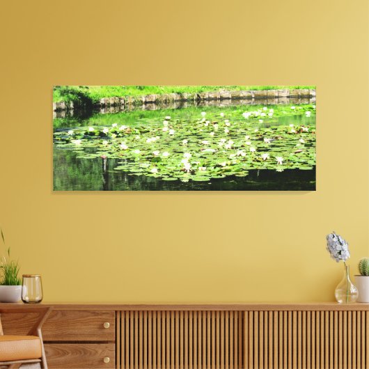 Tiergarten Water Lillies Canvas Afdruk (Insitu (Woonkamer))