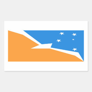 Tierra del Fuego Argentina vuurland provincie Rechthoekige Sticker