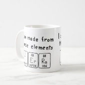 Tierra nom de table périodique mug (Devant gauche)