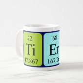 Tierra nom de table périodique mug (Devant gauche)