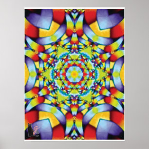 Tiers Kaleidoscoop Poster