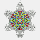 Tiers Kaleidoscope Snowflake Ornament (Voorkant)