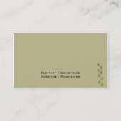 Tiersitting Visitekaartje (Achterkant)