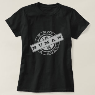 Tierstempel spelen - ik ben mens - ik heb hart t-shirt