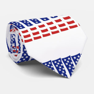 Ties-abstract /Vlag van USA Stropdas