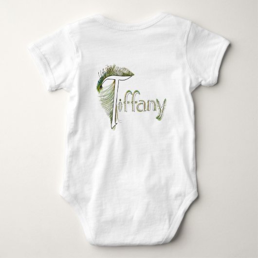 TIFFANY baby-rugpauw alphabet jumper Romper (Achterkant)