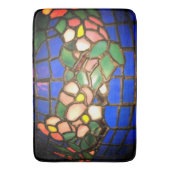 Tiffany Dogwood Glas in lood Badmat (Voorkant Verticaal)