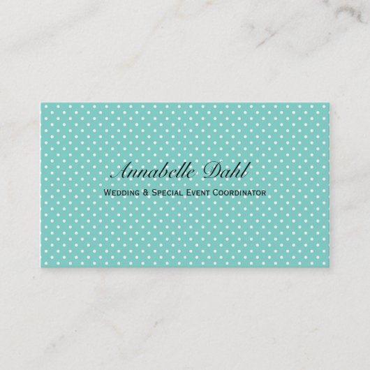 Tiffany Dot Visitekaartje (Voorkant)