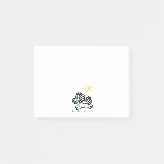 Tiffany en haar Frisbee Post-It Notes (Voorkant)