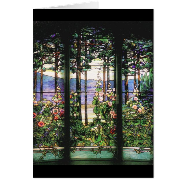 Tiffany Glas in lood Card (Voorkant)