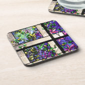 Tiffany Glas in lood Cork Onderzetter (Linkerzijde)