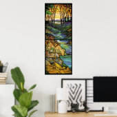 Tiffany Glas in lood Deer Print (Thuiskantoor)