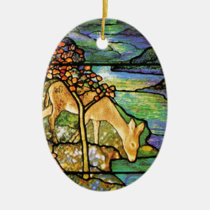 Tiffany Glas in lood Natuur Ornament