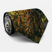 Tiffany Glas in lood Peacocks Stropdas (Opgerold)