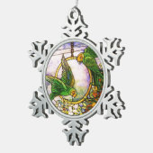 Tiffany Glas in lood Snowflake Ornament (Rechts)