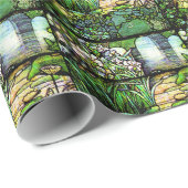 Tiffany Glas in lood wrapppapier Cadeaupapier (Rol Hoek)