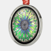 Tiffany Green-versiering Metalen Ornament (Links)