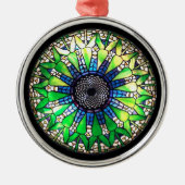 Tiffany Green-versiering Metalen Ornament (Voorkant)