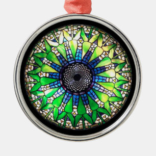 Tiffany Green-versiering Metalen Ornament