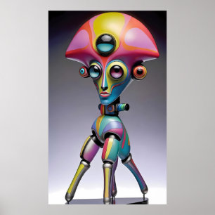 Tiffany Imp Ken Gage Pop Surrealisme Poster
