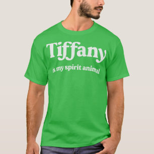 Tiffany is mijn geest dier jaren '80 esthetisch t-shirt