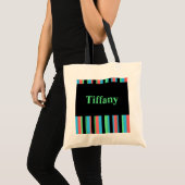 Tiffany Joli Sac fourre-tout rayé (Devant (produit))