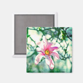 Tiffany Magnolia Magneet (Voorkant / Achterkant)