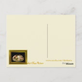 Tiffany Peony Lamp American Art Briefkaart (Achterkant)